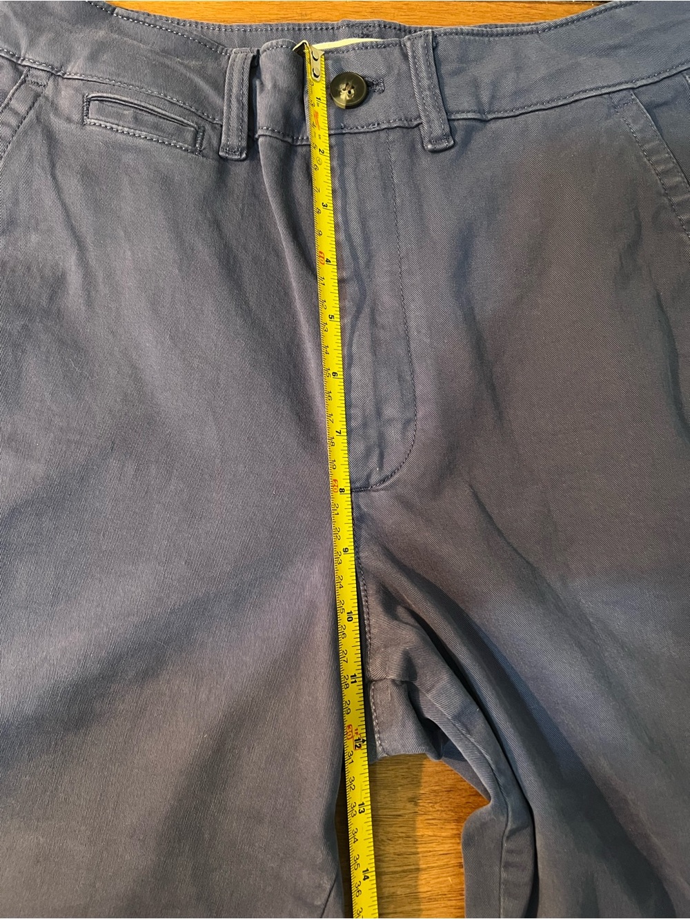 Everlane Blue Casual 100% cotton Trousers size 2 - Picture 5 of 10